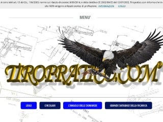 Screenshot sito: Tiropratico.com