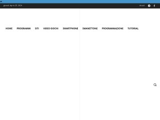 Screenshot sito: Bisontech