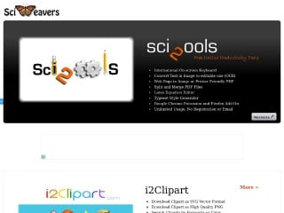 Screenshot sito: Sci2ools