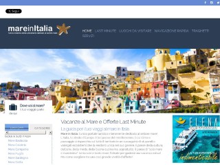 Screenshot sito: Mareinitalia.it