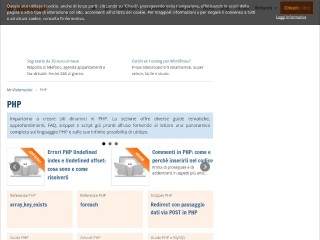 Screenshot sito: Guide PHP MrWebmaster