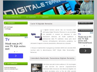 Screenshot sito: Digitale Terrestre Tv