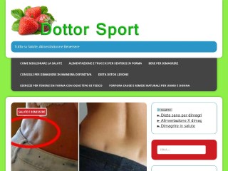 Screenshot sito: Dottor Sport