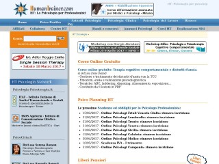 Screenshot sito: HumanTrainer.com