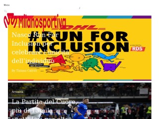 Screenshot sito: MilanoSportiva.com