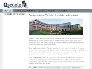 Screenshot sito: QScuole.it