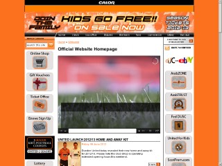 Screenshot sito: Dundee United