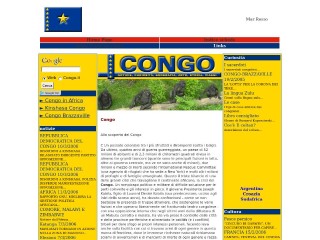 Screenshot sito: Congo.it