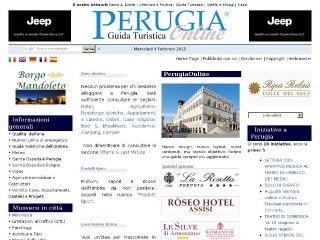 Screenshot sito: Perugia Online