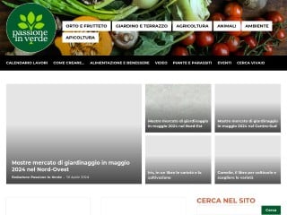 Screenshot sito: GiardinaggioWeb