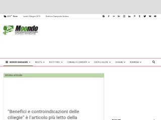 Screenshot sito: Mondo Mangiare
