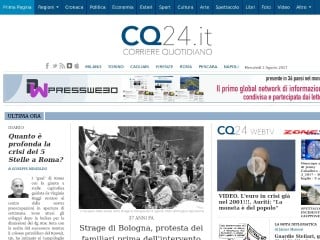 Screenshot sito: Corriere Quotidiano
