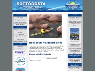 Screenshot sito: Sottocosta.it