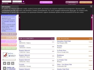 Screenshot sito: In-giro.net