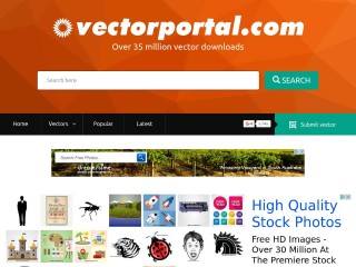 Screenshot sito: VectorPortal.com