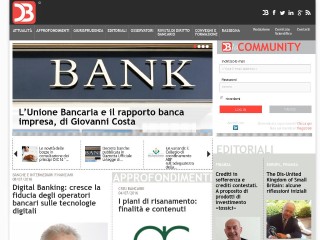 Screenshot sito: Diritto bancario