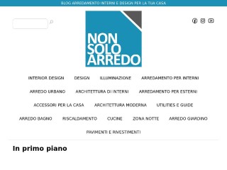 Screenshot sito: Nonsoloarredo.it