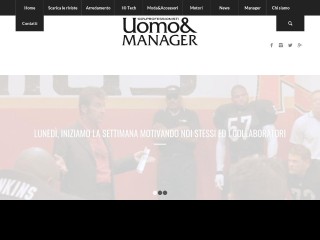 Screenshot sito: Uomo e Manager