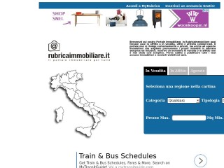 Screenshot sito: RubricaImmobiliare