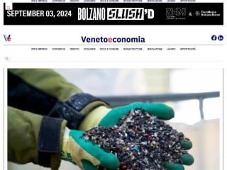 Screenshot sito: Veneto Economia
