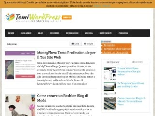 Screenshot sito: Temi WordPress Gratis