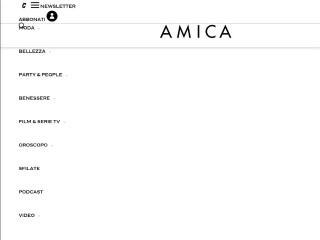 Screenshot sito: Amica.it