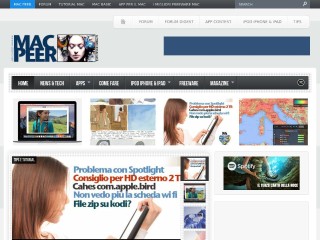 Screenshot sito: Mac-peer.com