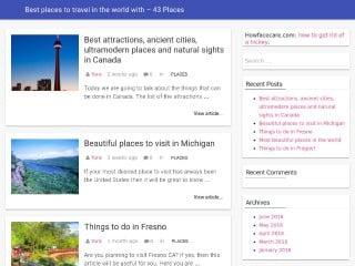 Screenshot sito: 43places.com