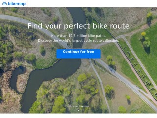 Screenshot sito: BikeMap