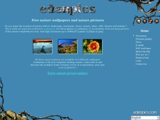 Screenshot sito: Edenpics.com