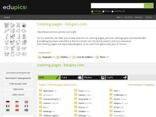 Screenshot sito: Edupics
