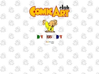 Screenshot sito: Comic Art Club