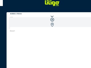 Screenshot sito: Liligo.com