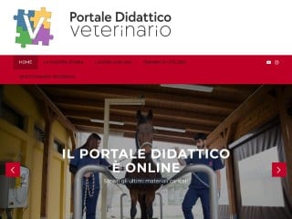 Screenshot sito: Portale Didattico Veterinario