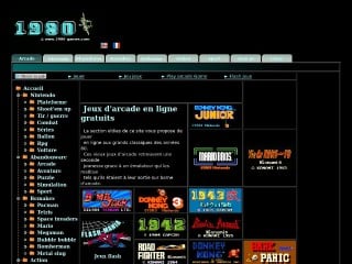 Screenshot sito: 1980-games.com