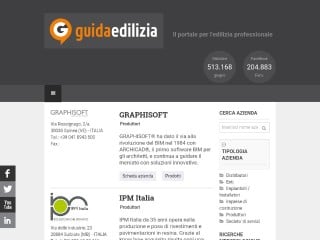 Screenshot sito: GuidaAziende