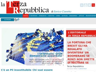 Screenshot sito: Terza Repubblica