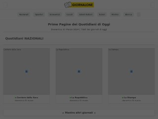 Screenshot sito: Giornalone.it