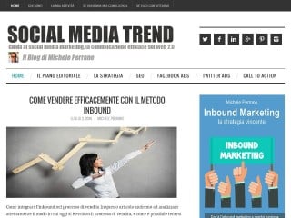 Screenshot sito: Socialmediatrend.it