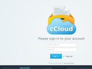 Screenshot sito: Comodo Online Storage