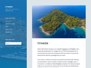 Screenshot sito: Croazia.com