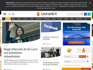 Screenshot sito: Leonardo.it