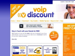 Screenshot sito: Voip Discount