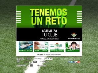 Screenshot sito: Betis