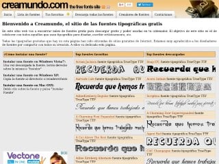 Screenshot sito: Creamundo