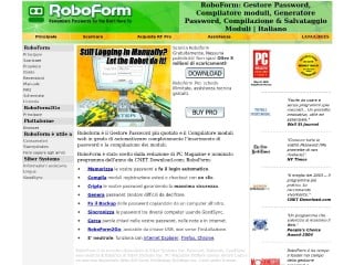 Screenshot sito: Roboform.com