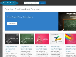 Screenshot sito: Free Power Point Templates