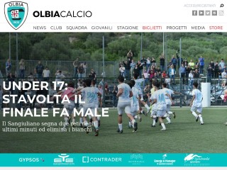 Screenshot sito: Olbia
