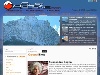 Screenshot sito: AlpiApuane.com