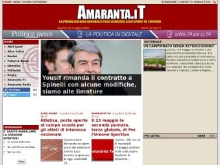 Screenshot sito: Amaranta.it